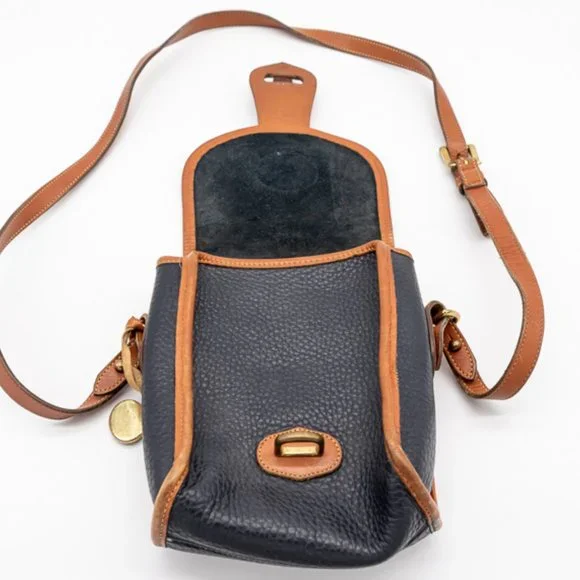 Dooney & Bourke crossbody black and brown leather purse - Picture 9 of 13